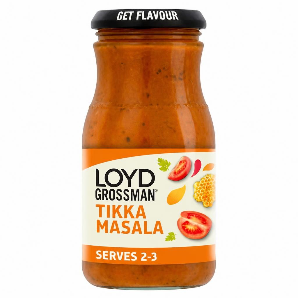Loyd Grossman Tikka Masala Indian Curry Sauce 350g