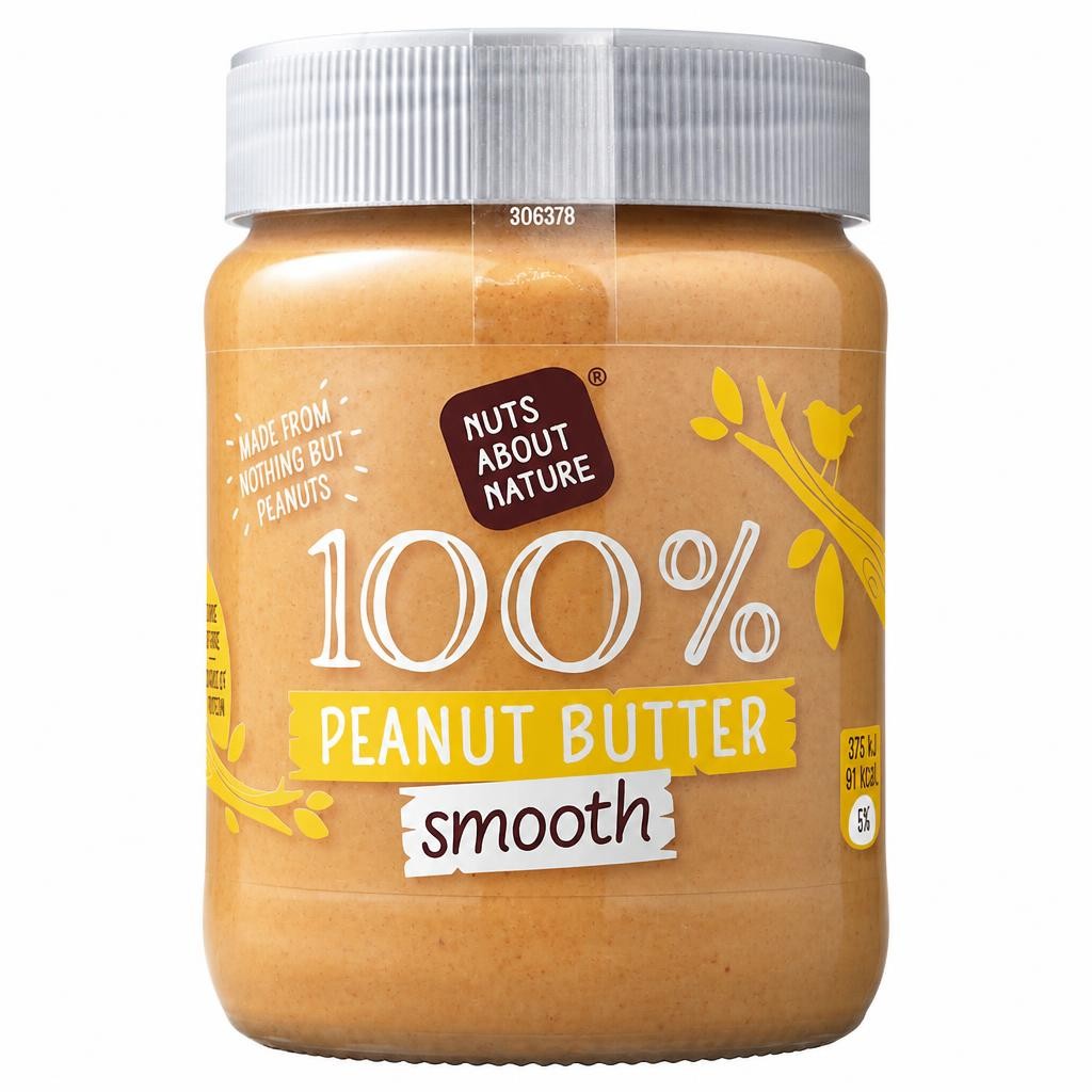 Nuts About Nature Peanut Butter Smooth 340G