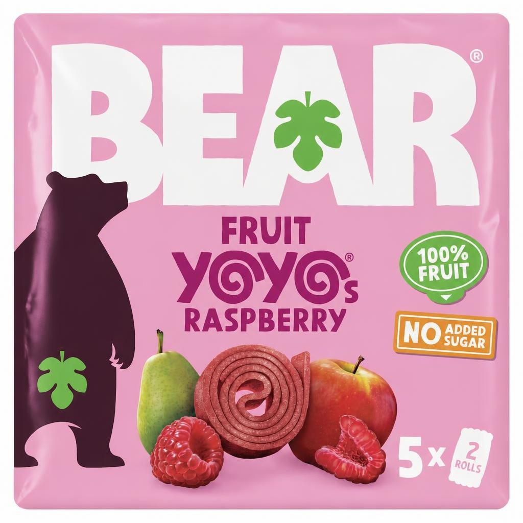 BEAR Fruit Yoyos Raspberry Multipack 5 x 20g