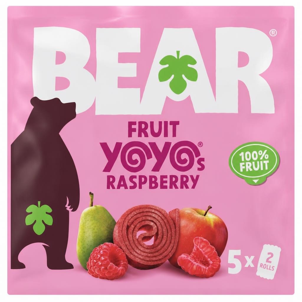 BEAR Fruit Yoyos Raspberry Multipack 5 x 20g