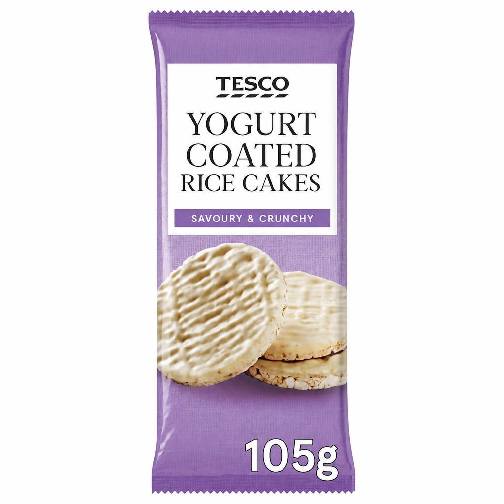 Tesco Yogurt Coated Rice Cakes 105G