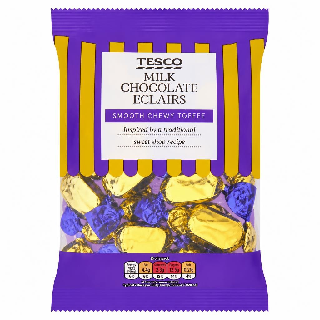 Tesco Chocolate Eclairs 175G