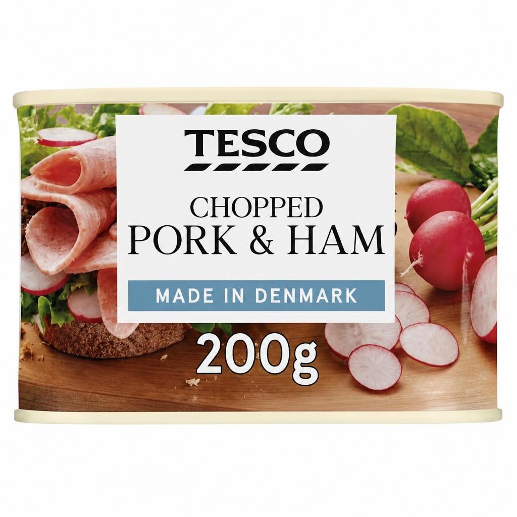 Tesco Chopped Pork & Ham 200G