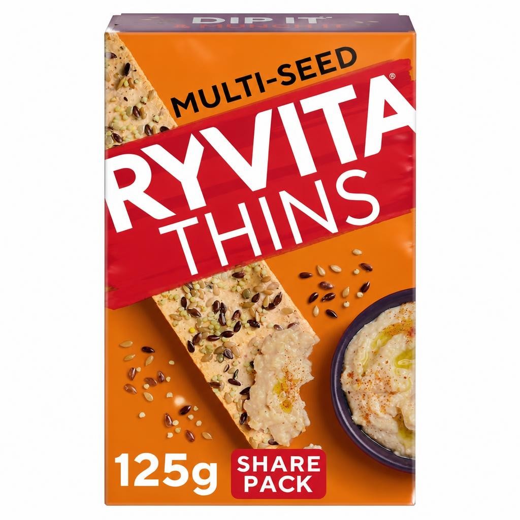 Ryvita Multiseed Thins 125G