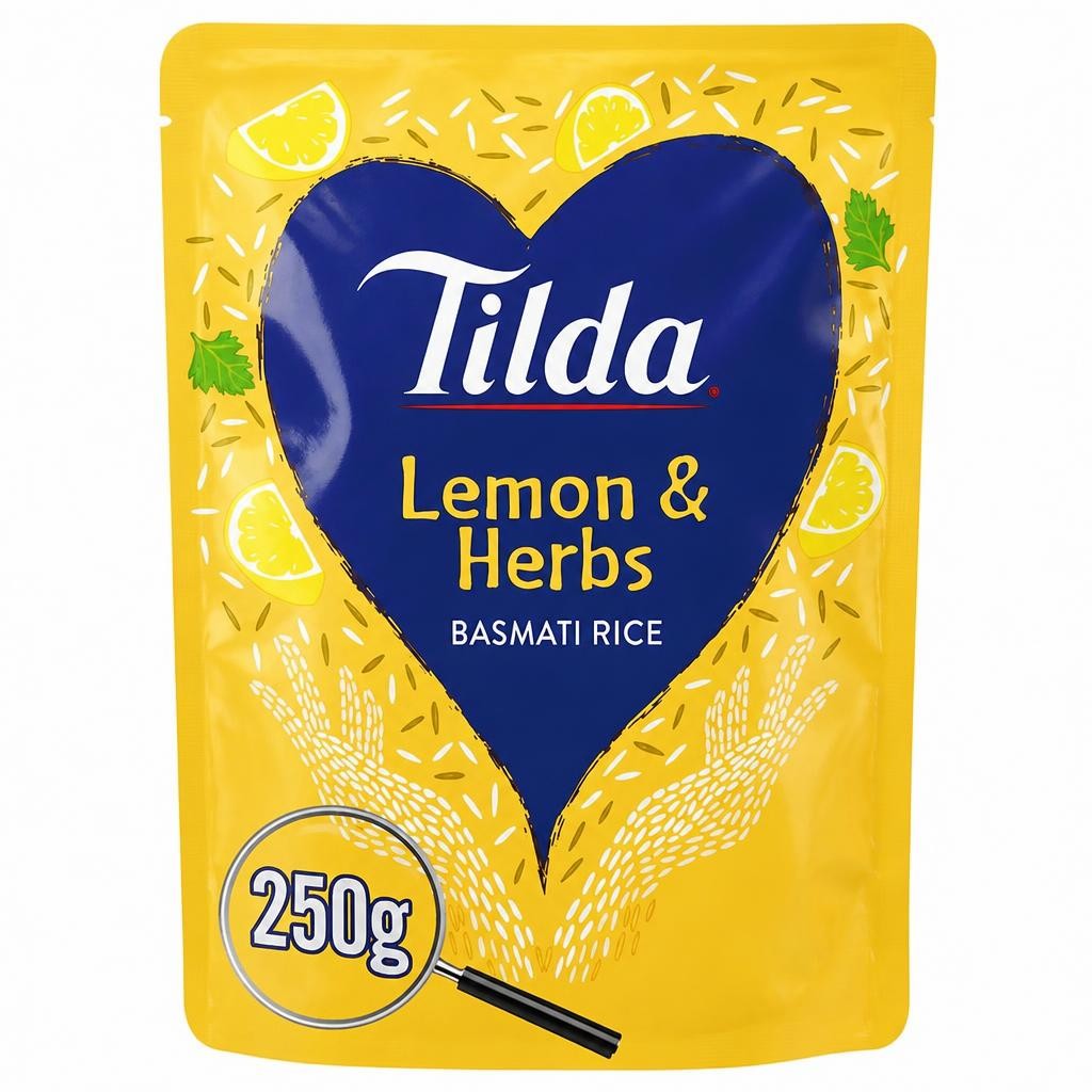 Tilda Lemon & Herbs Basmati Rice 250g