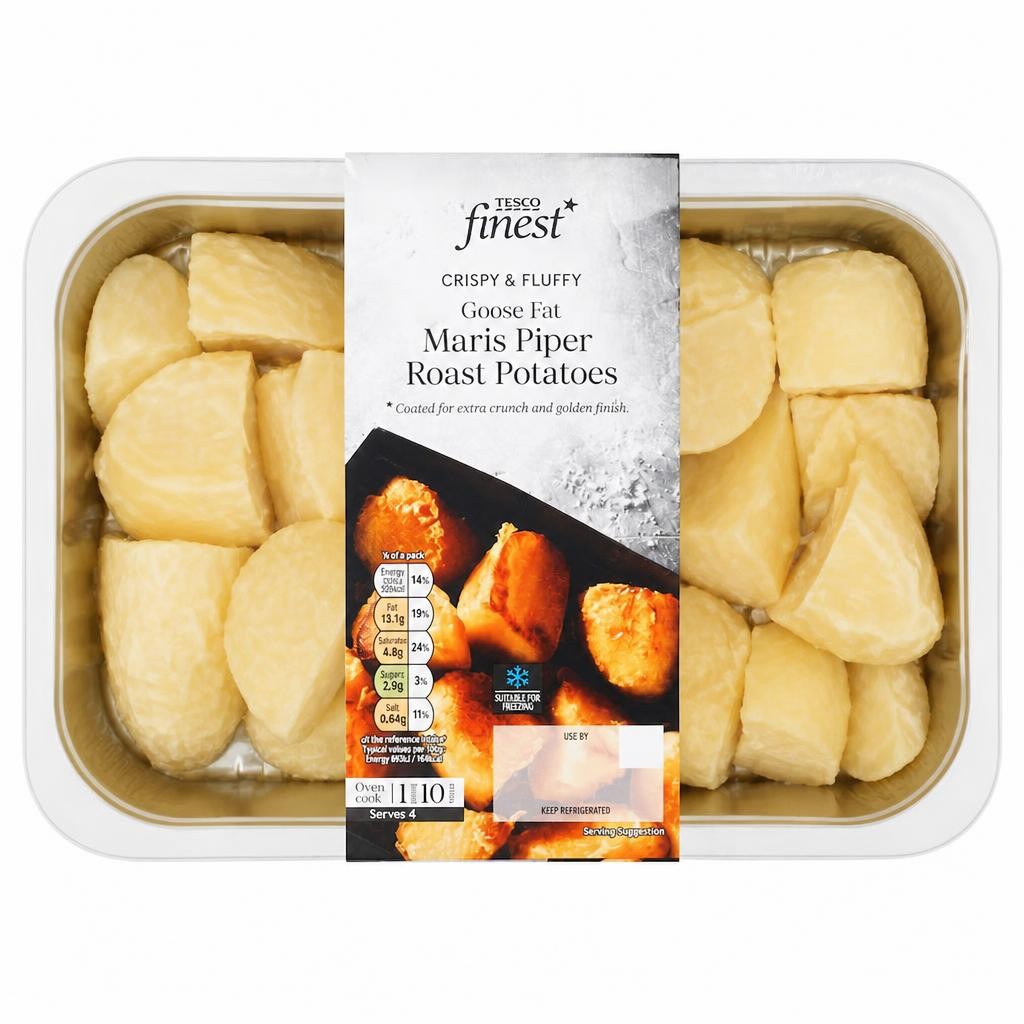 Tesco Finest Maris Piper Roast Potatoes With Goose Fat 800g