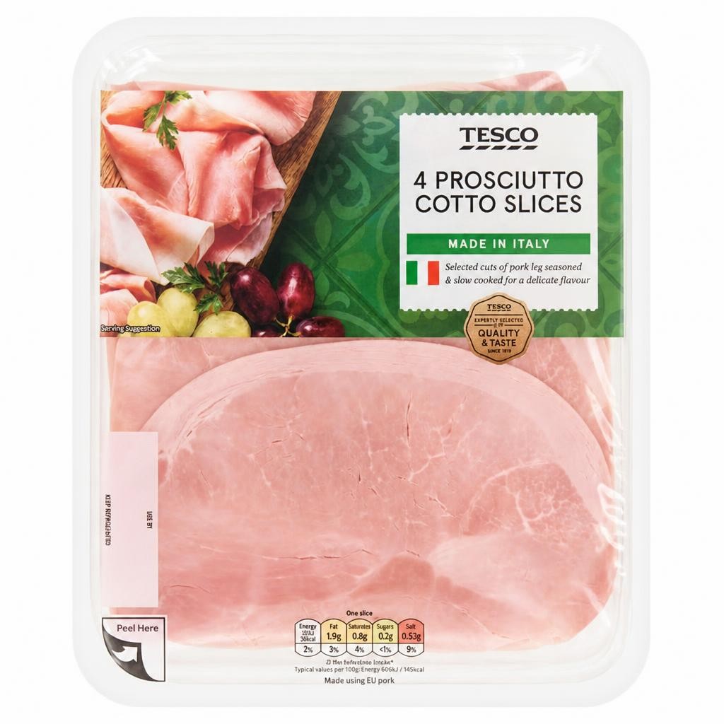 Tesco Prosciutto Cotto 100G