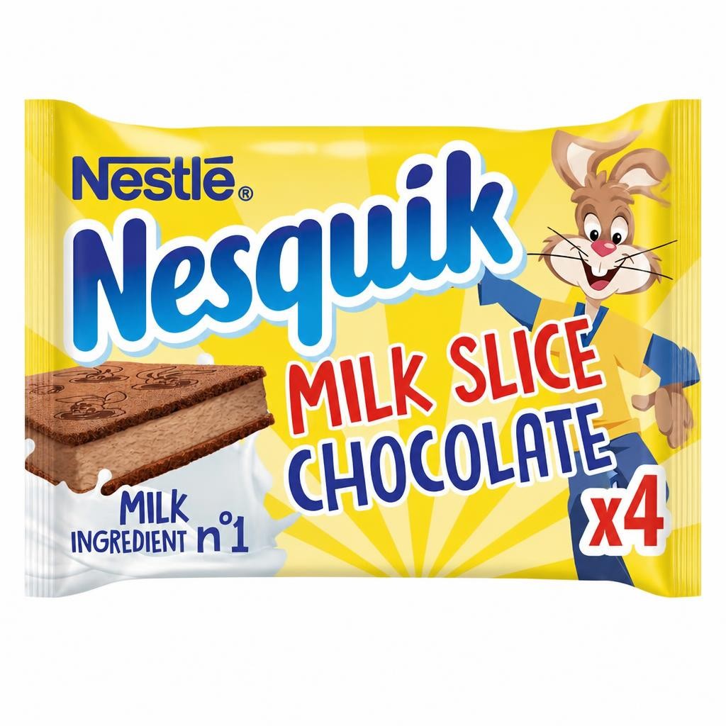 Nestle Nesquik Milk Slice - Chocolate 4x26g