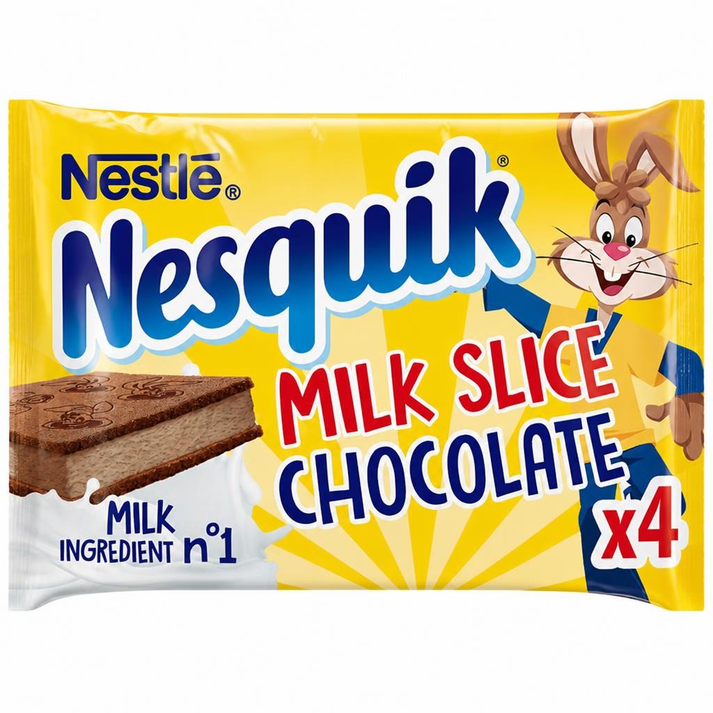 Nestle Nesquik Milk Slice - Chocolate 4x26g