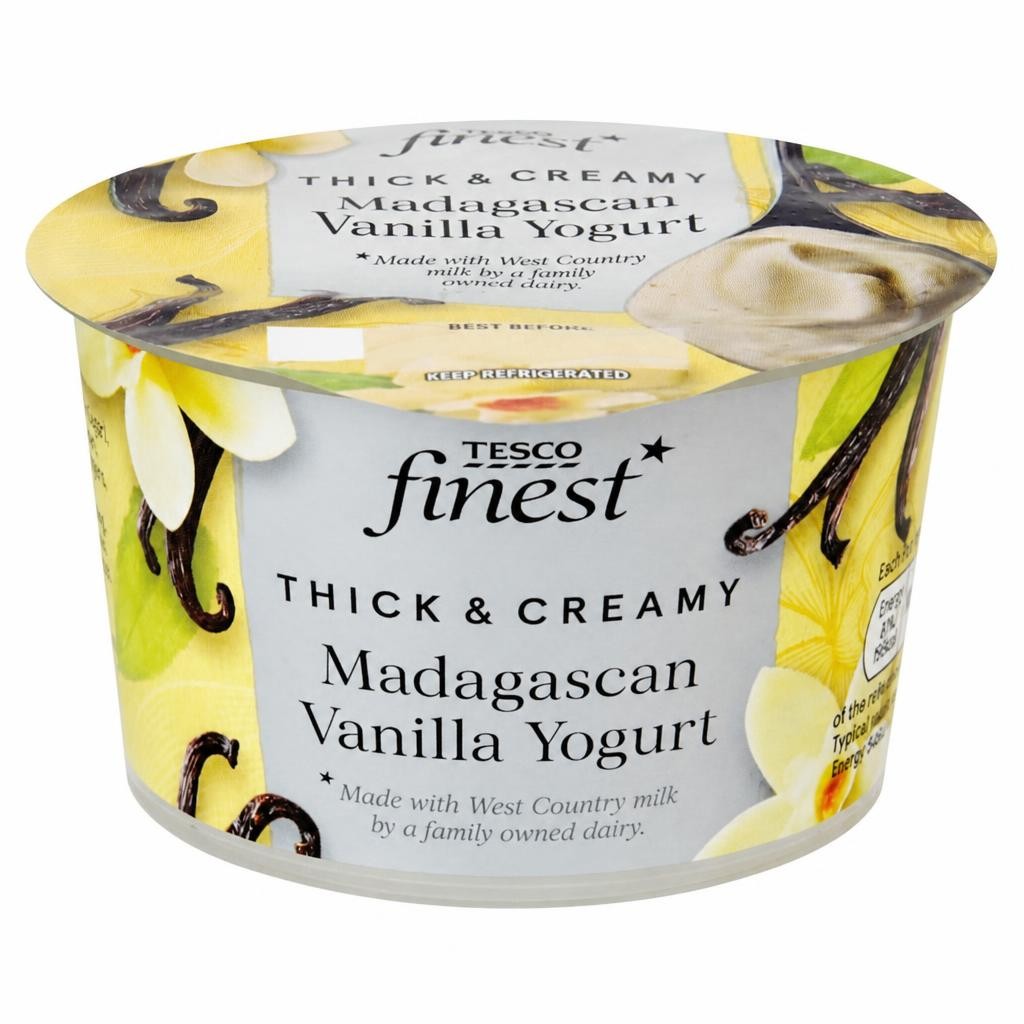 Tesco Finest Madagascan Vanilla Yogurt 150G