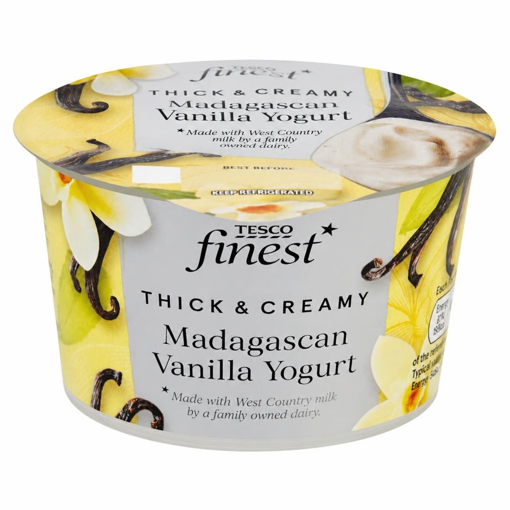 Tesco Finest Madagascan Vanilla Yogurt 150G