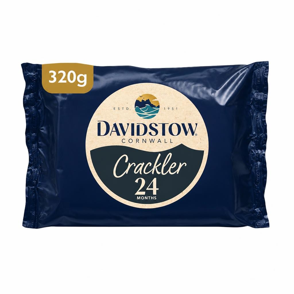 Davidstow Crackler Extra Mature Cornish Cheddar Cheese 320g