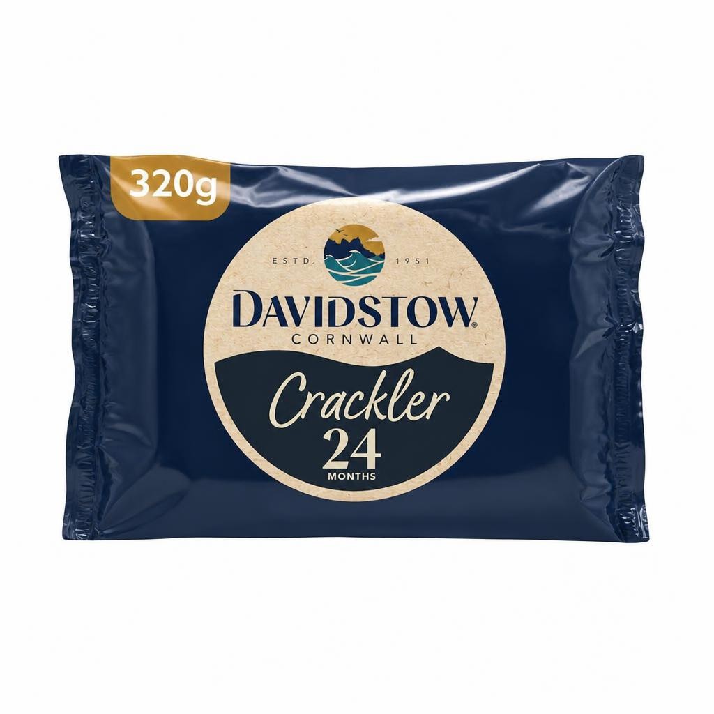 Davidstow Crackler Extra Mature Cornish Cheddar Cheese 320g