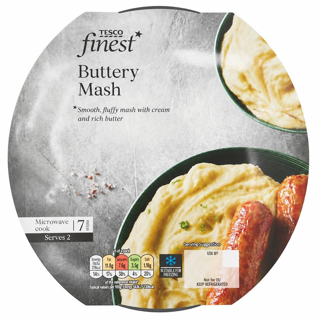 Tesco Finest Creamy Buttery Mash 450G