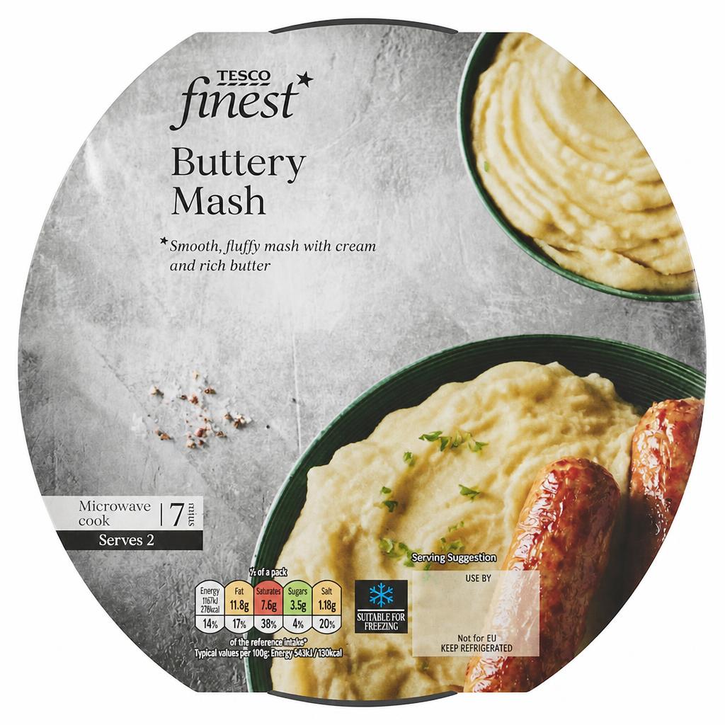 Tesco Finest Creamy Buttery Mash 450G