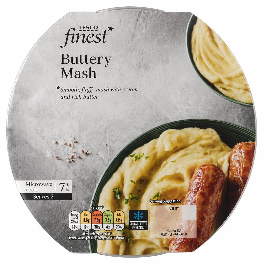 Tesco Finest Creamy Buttery Mash 450G