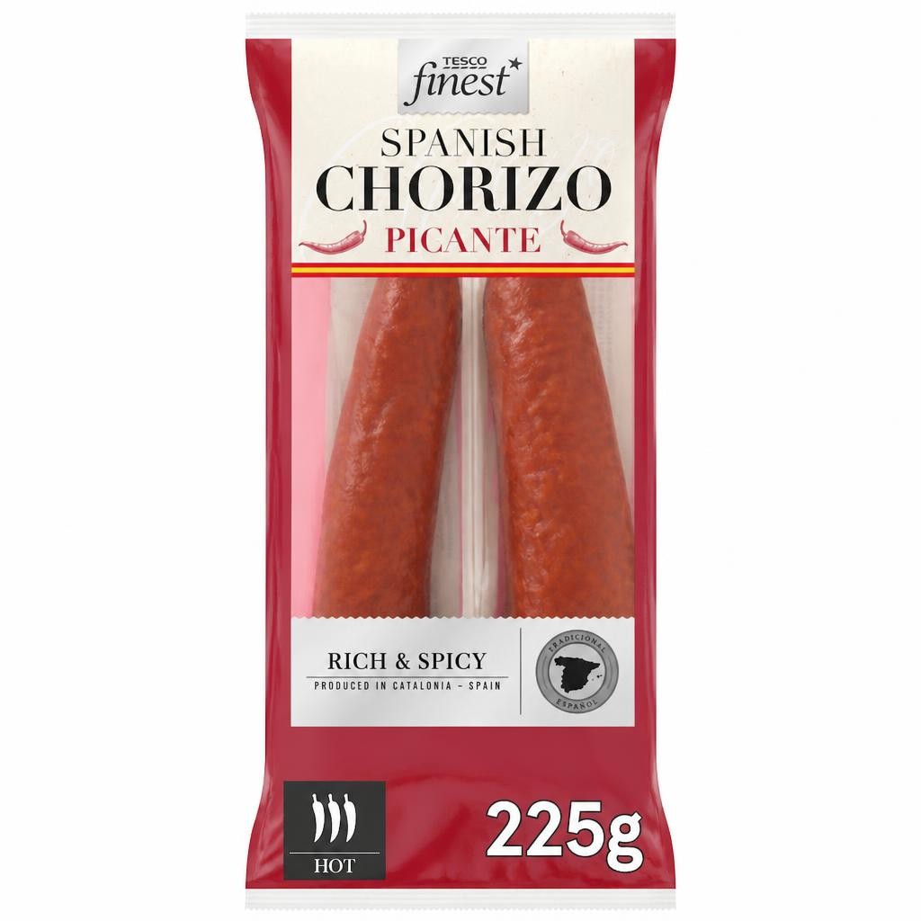 Tesco Finest Spanish Spicy Chorizo Ring 225G