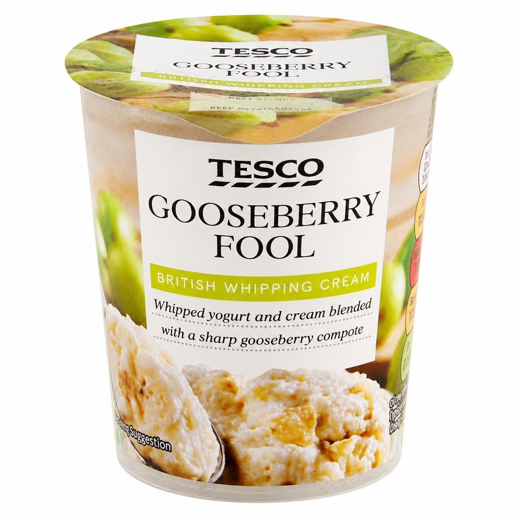 Tesco Gooseberry Fool 114g