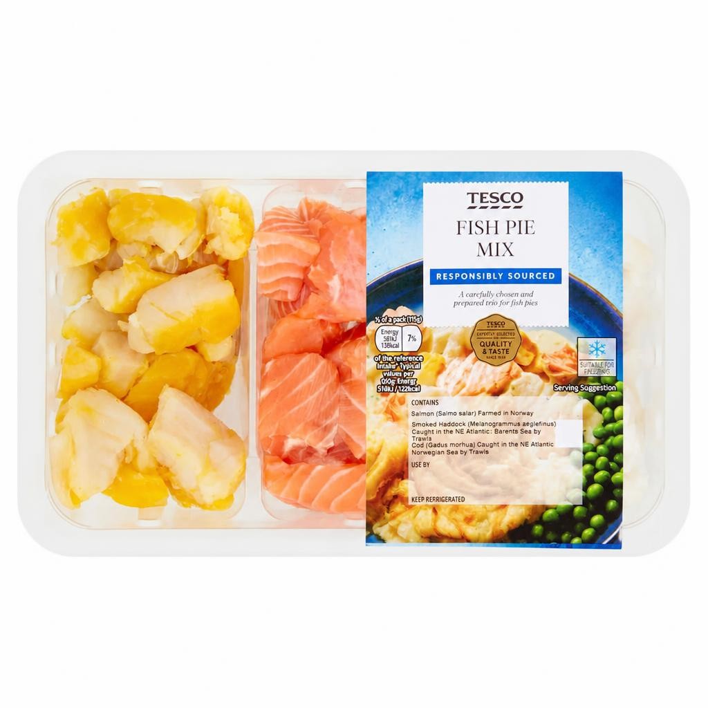 Tesco Fish Pie Mix 340G