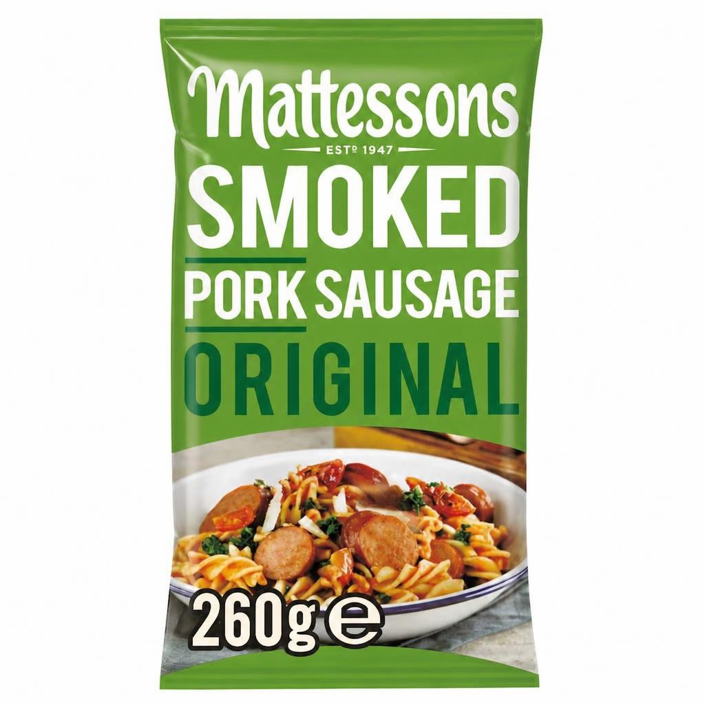 Mattessons Smoked Pork Sausage - Original 260g