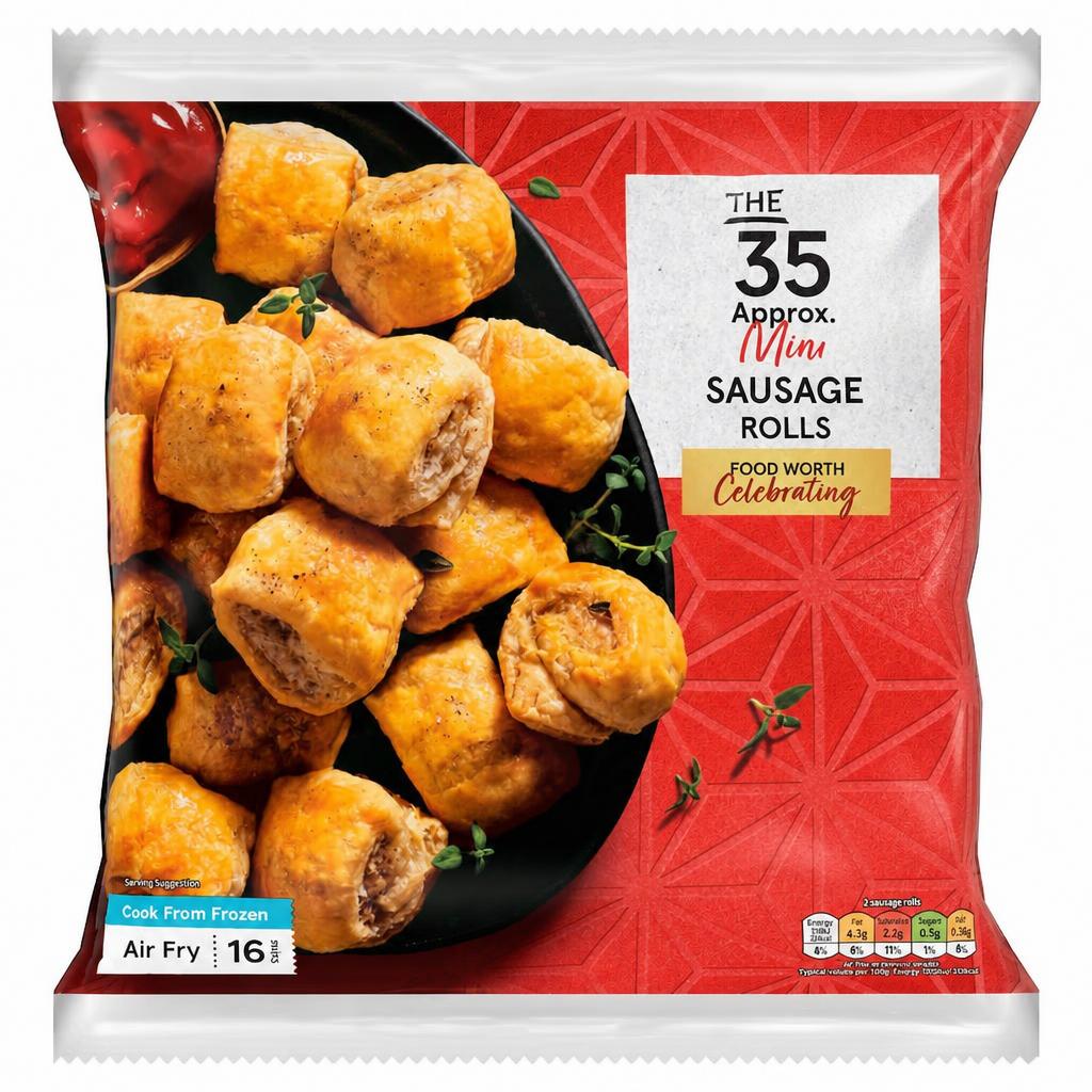 Tesco Sausage Rolls 50 Pack 750g