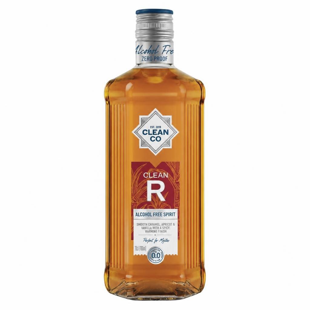 Clean Co Non-Alcoholic Golden Spiced Spirit 70cl