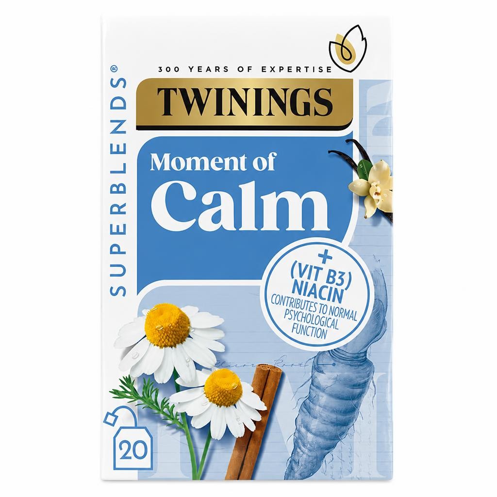 Twinings Superblends Moment of Calm Spiced Camomile & Vanilla 20 Tea Bags 30g