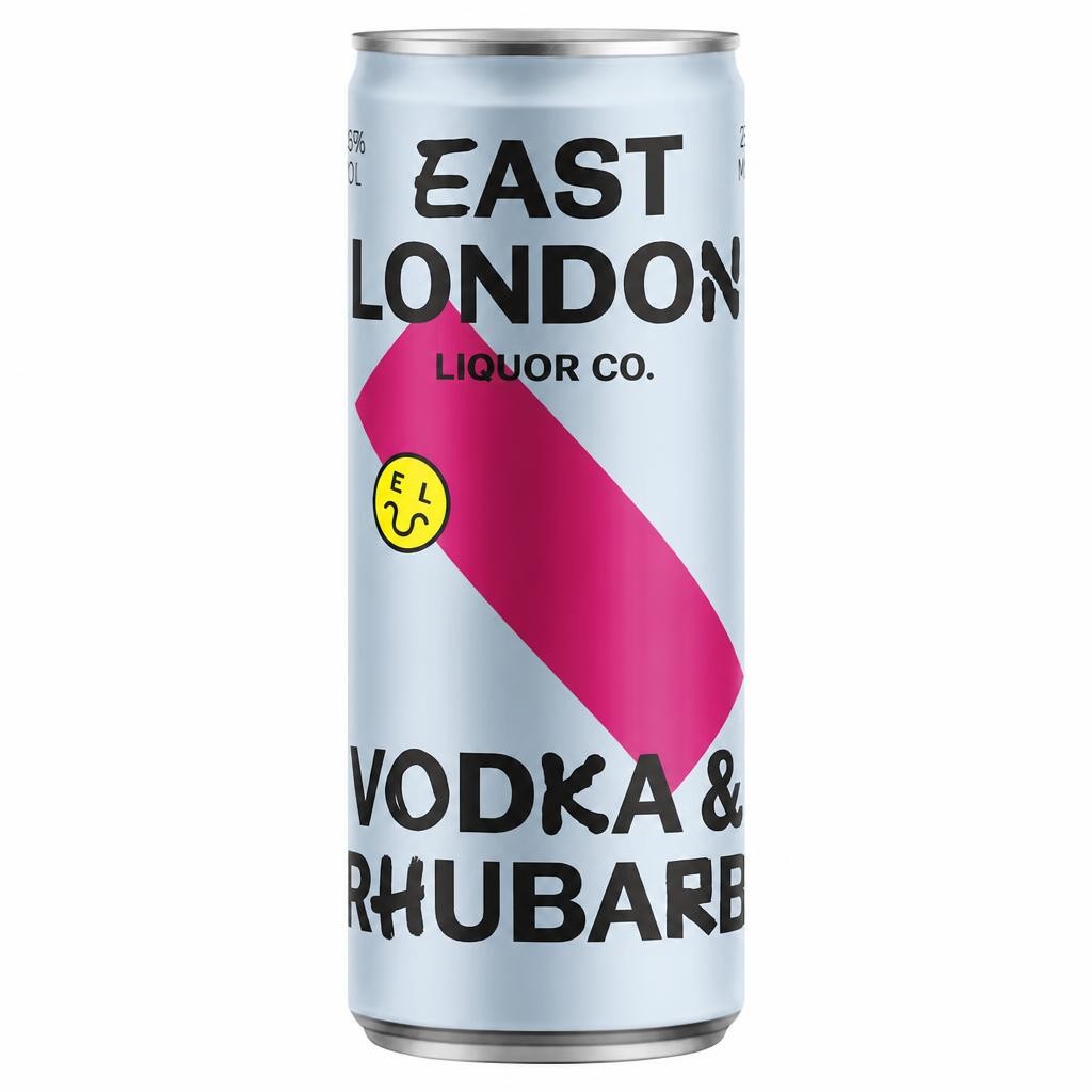 East London Liquor Co. Vodka & Rhubarb 250ml