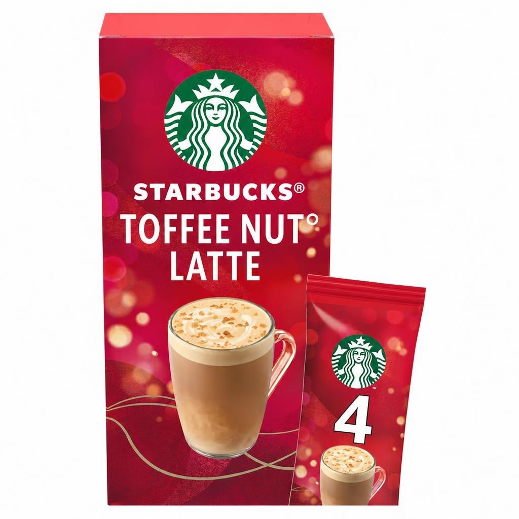 Starbucks Toffee Nut Latte Sachets 4X23g