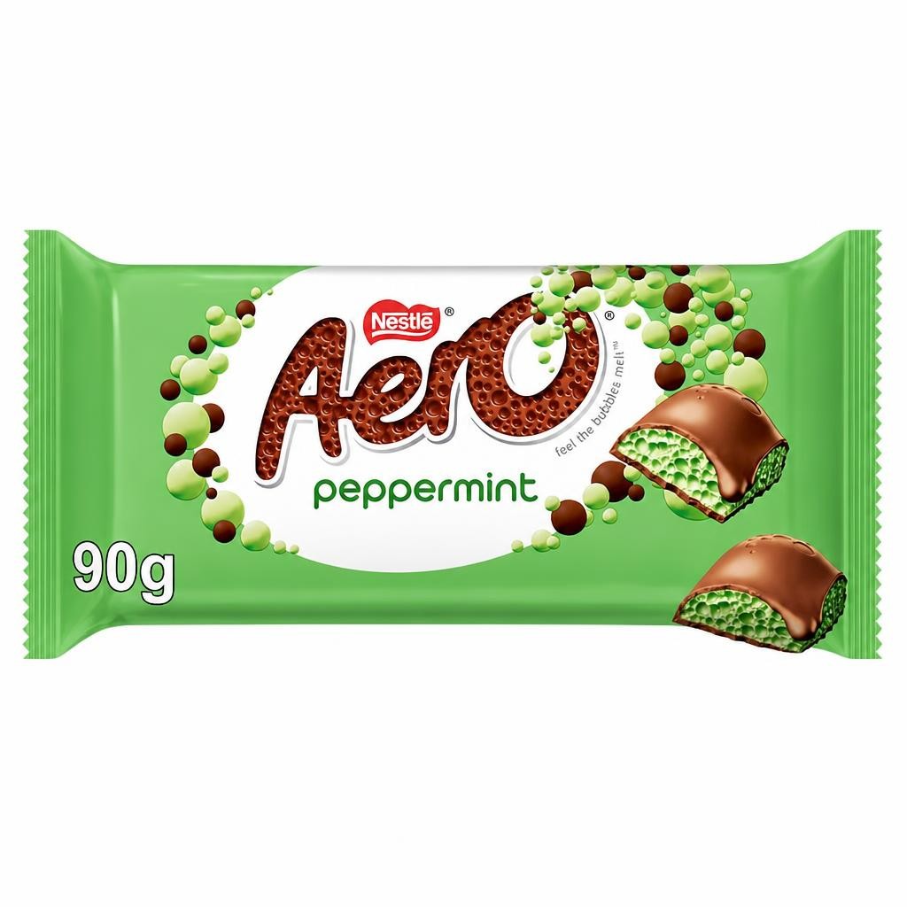 Aero Peppermint Mint Chocolate Sharing Bar 90g