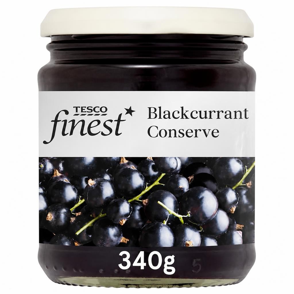 Tesco Finest Blackcurrant Conserve 340G