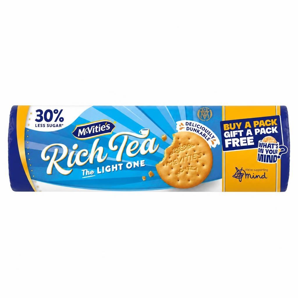 McVities Rich Tea The Light One Biscuits 300g