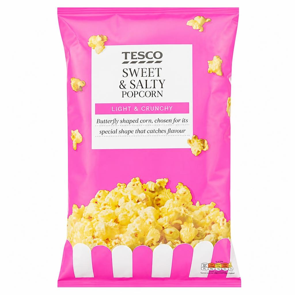 Tesco Sweet & Salty Popcorn 200 G