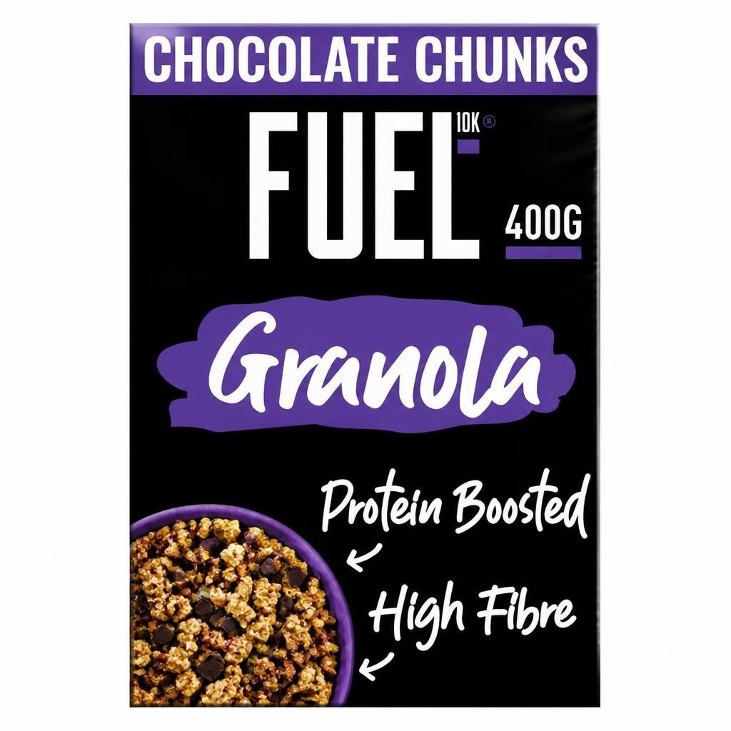 FUEL10K Chocolate Chunks Protein Granola Breakfast Cereal 400g