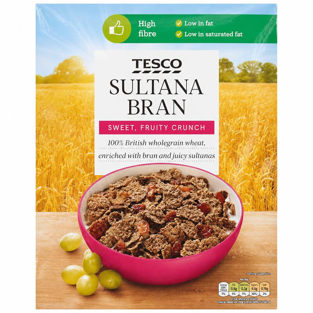 Tesco Sultana Bran Cereal 750G