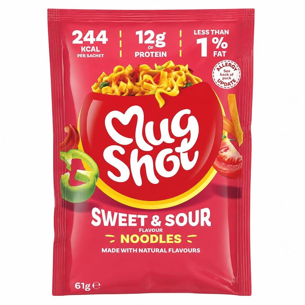 Mugshot Sweet & Sour Noodles 67G