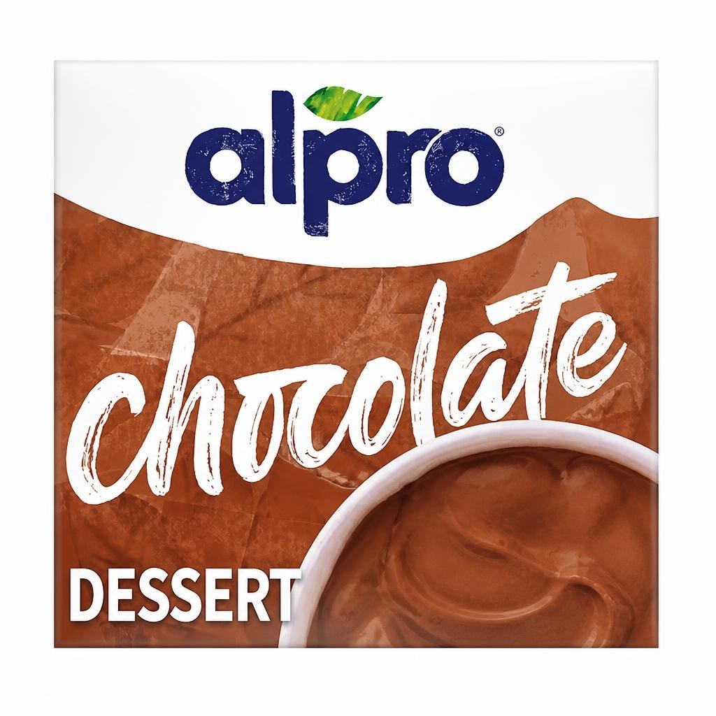 Alpro Chocolate Dairy Free Vegan Soya Dessert 4x125g