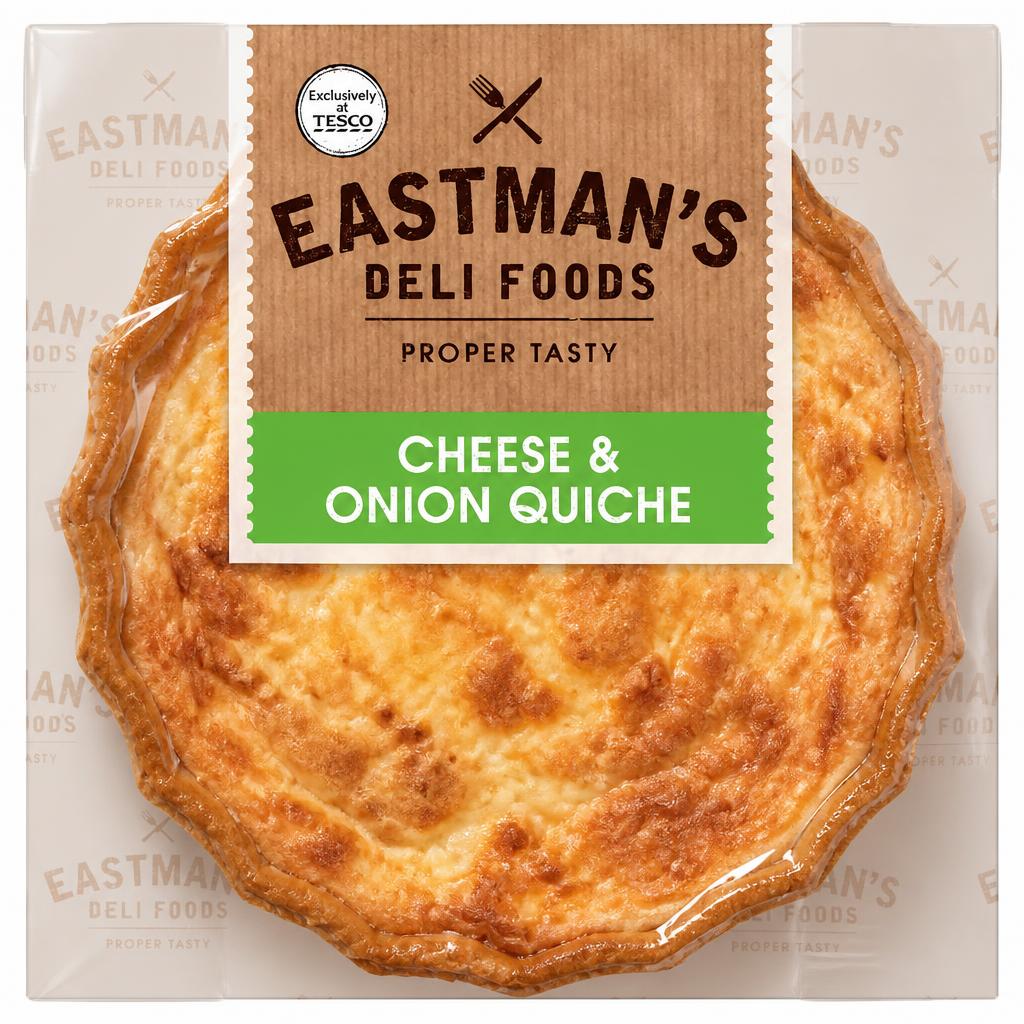Eastmans Cheese & Onion Quiche 400G
