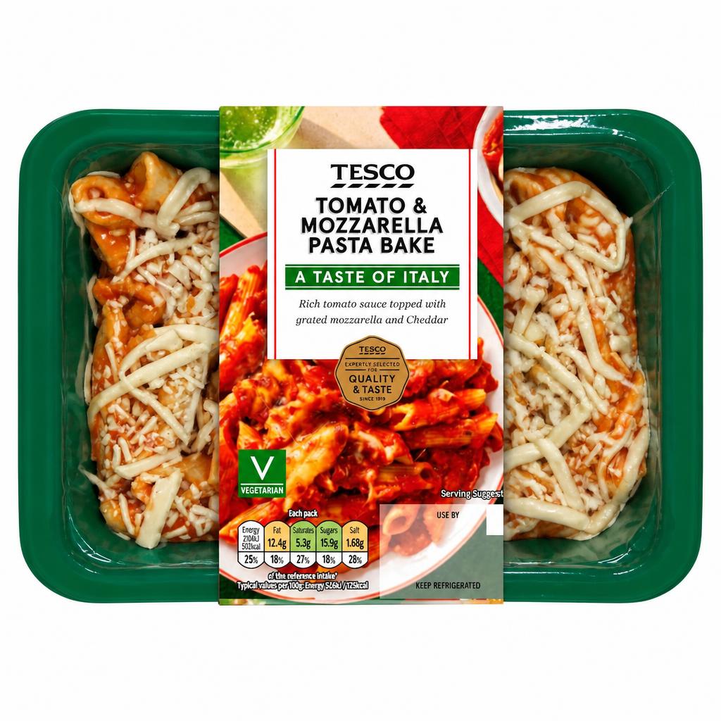 Tesco Tomato & Mozzarella Pasta Bake 400G
