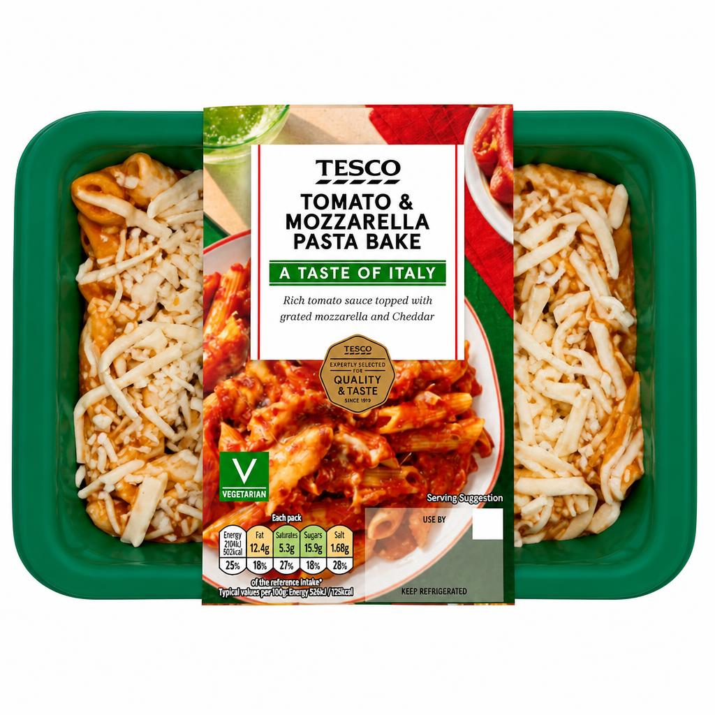 Tesco Tomato & Mozzarella Pasta Bake 400G