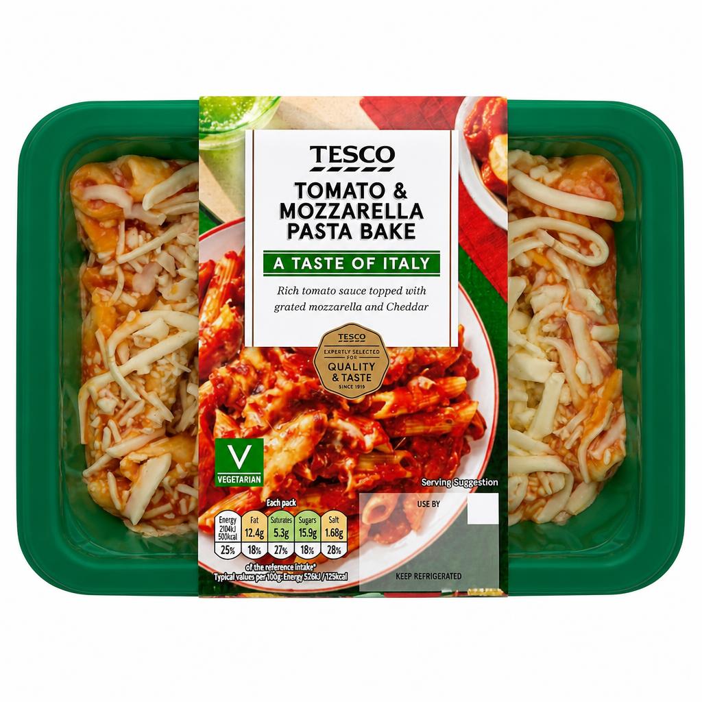 Tesco Tomato & Mozzarella Pasta Bake 400G