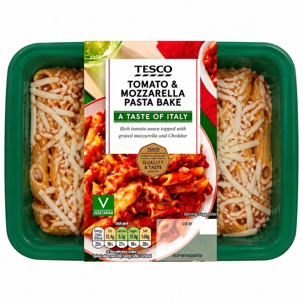 Tesco Tomato & Mozzarella Pasta Bake 400G