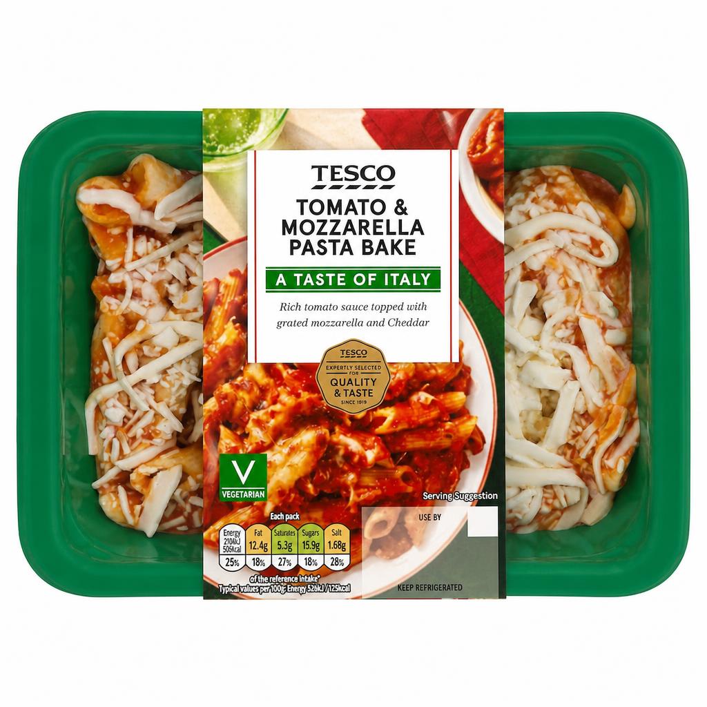 Tesco Tomato & Mozzarella Pasta Bake 400G