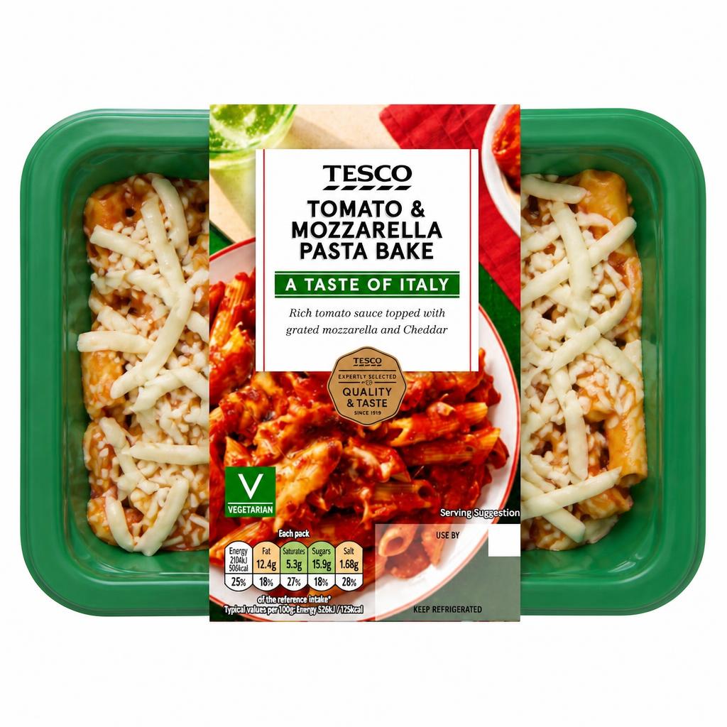 Tesco Tomato & Mozzarella Pasta Bake 400G