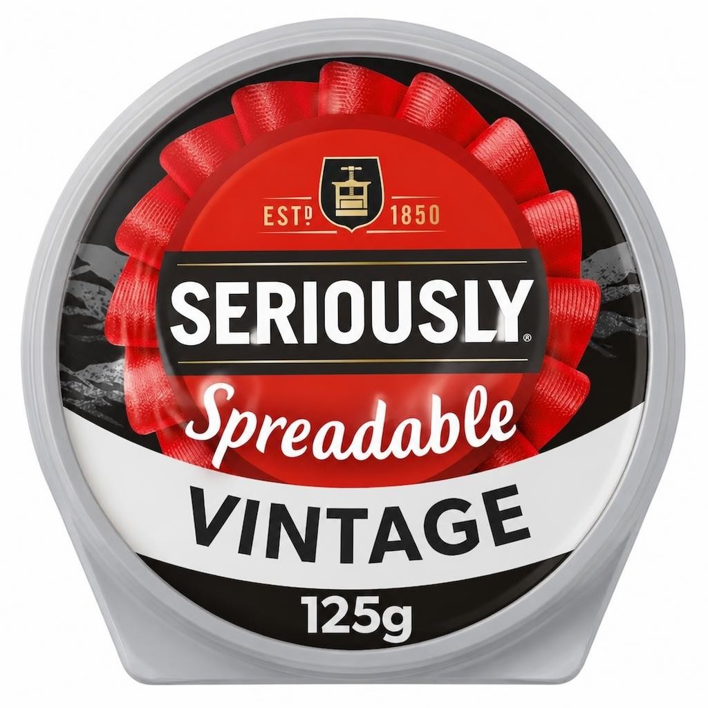 Seriously Spreadable Vintage Cheese Spread 125g