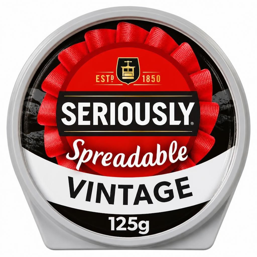 Seriously Spreadable Vintage Cheese Spread 125g