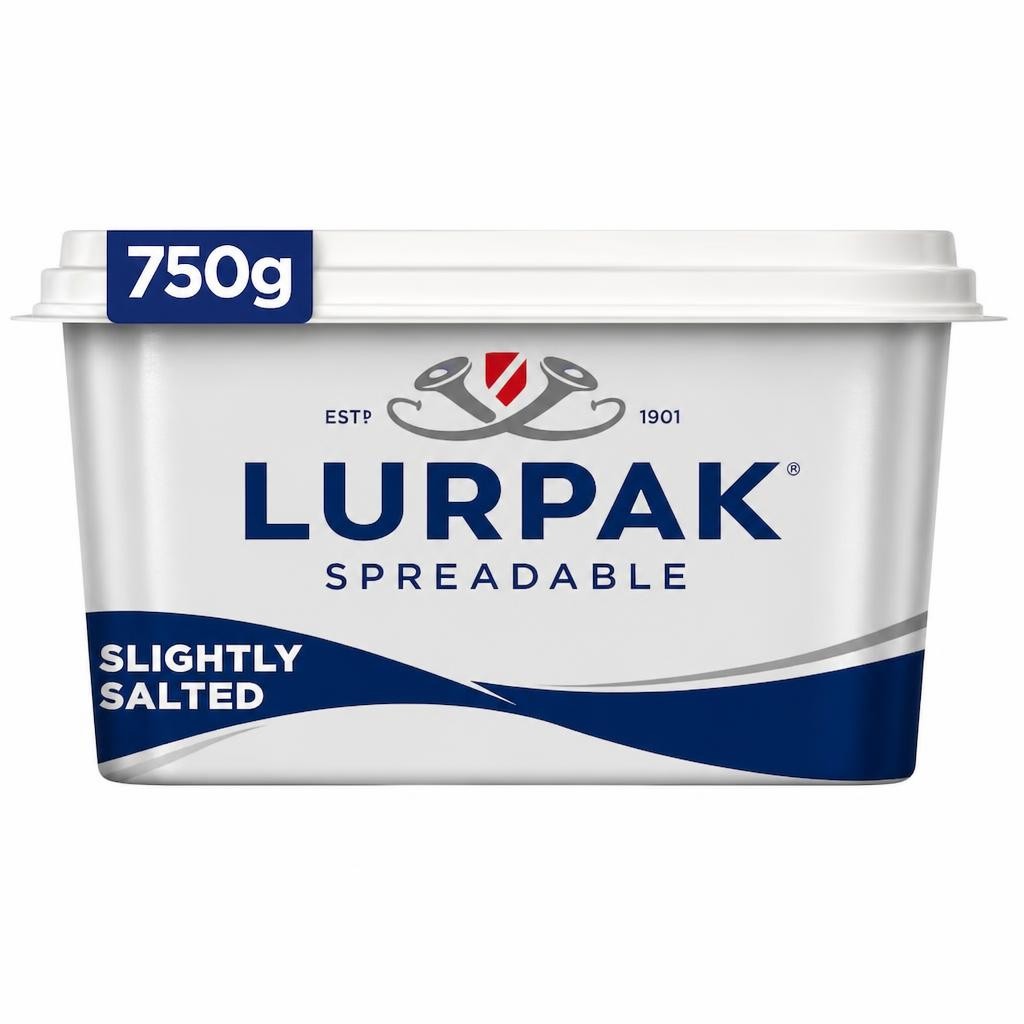 Lurpak Slightly Salted Spreadable Blend of Butter and Rapeseed Oil 750g