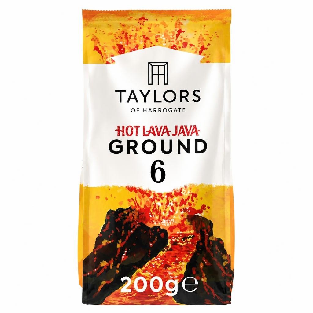 Taylors Hot Lava Java Roast Ground Coffee 200G