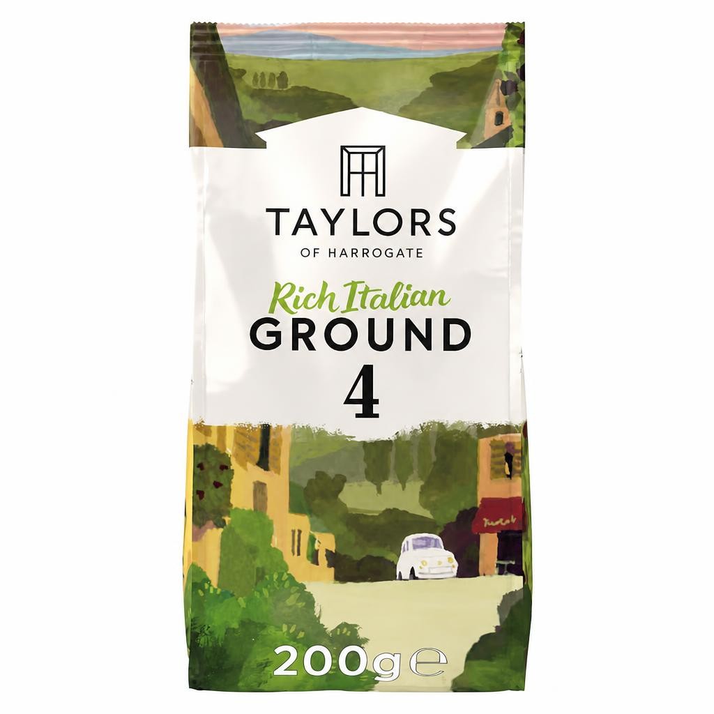 Taylors Rich Italian Roast Ground Coffee 200G