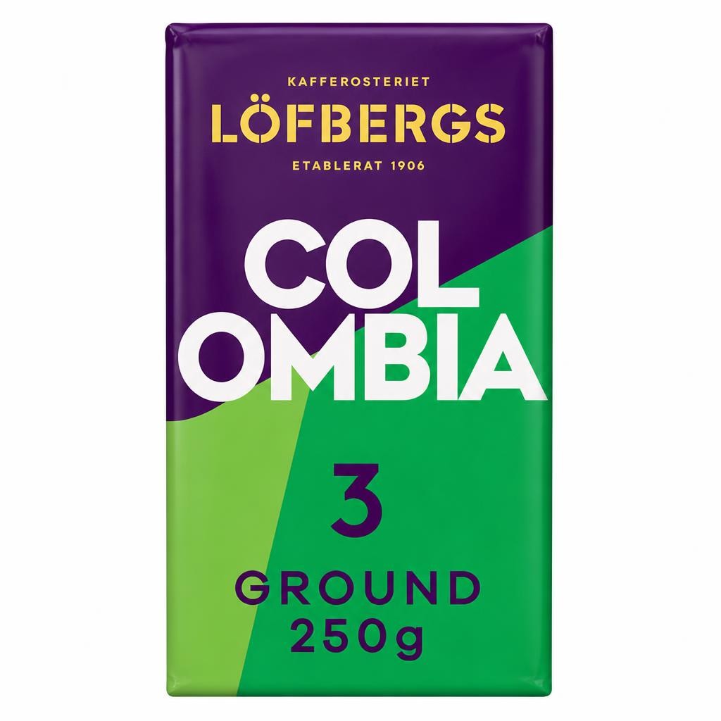 Lofbergs Colombia Single Origin Ground Coffee 250g